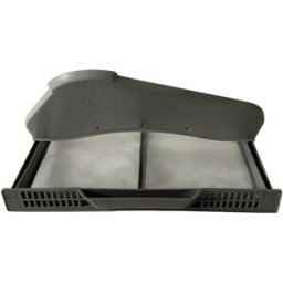 INF Filtre à peluches pour sèche-linge compatible avec Samsung DC97-16742A et DC61-03048A - Cadre ABS gris avec coton filtrant