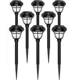 INF Lampes Solaires de Jardin Extérieures, Éclairage Paysager 8 Pièces
