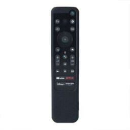 INF Étui de protection en silicone compatible avec la télécommande Sony TX800C TX900 - Antidérapant, antichoc Le noir