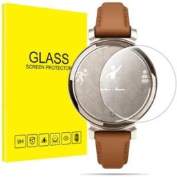 INF Protecteur d'écran en verre trempé pour montre connectée (pack de 2) Garmin Lily 2