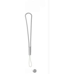 INF Lanière de poignet en silicone (lot de 2) – sangle douce et lavable compatible avec DJI Pocket 4/3 pour caméras, téléphones Gris
