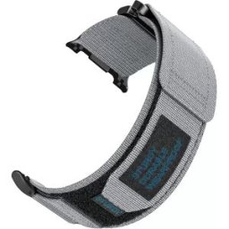 INF Bracelet en nylon gris compatible avec Samsung Galaxy Watch 8 - Confort et sécurité