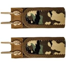 INF Boucle de taille réglable Velcro 2 pièces – Ceinture élastique invisible avec crochet en alliage de zinc, camouflage vert