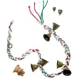 INF Sonnette de porte pour chien en corde de coton tissée à la main - Cloche d'apprentissage de la propreté et de la