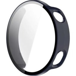 INF Protection d'écran intégrale pour Xiaomi Watch S4 41mm : Coque de protection en PC et verre trempé Bleu