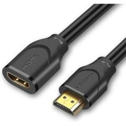 INF Câble d'extension HDMI mâle vers femelle 4K 60Hz pour écran d'ordinateur 0,5 m