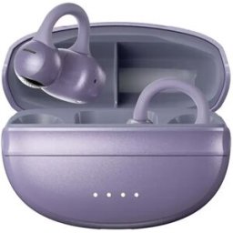 INF Écouteurs Bluetooth Open-Ear Clip avec Réduction de Bruit - Bluetooth 5.4, Driver Titane 11, Autonomie 36H Violet