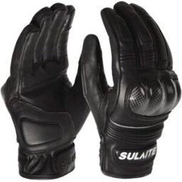 INF Gants moto en fibre de carbone à doigts complets avec écran tactile, poignet rembourré à récupération lente et dos