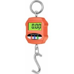 INF Balance de Suspension Numérique 300 kg - Balance Électronique Portable avec Écran LCD Orange
