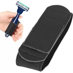 INF Aide à l'alimentation pour personnes âgées - Support de couverts en cuir noir
