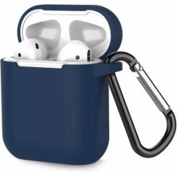 INF Étui de protection en silicone pour Apple Airpods - bleu foncé