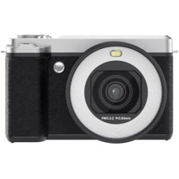 INF Kit appareil photo numérique à écran rabattable 180° avec objectif grand-angle - 80MP, vidéo 5K, écran 3.0-inch, zoom 18X, Le noir