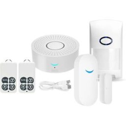 INF Système d'alarme de sécurité pour maison intelligente WiFi avec capteurs