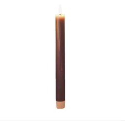 INF Bougie Électronique LED Série Nuit Sombre Violette - Sans Flamme, Fonctionne sur Piles