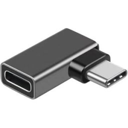 INF Adaptateur USB-C vers USB4 : Convertisseur mâle vers femelle coudé, supporte la charge 240W et les données 40Gbps