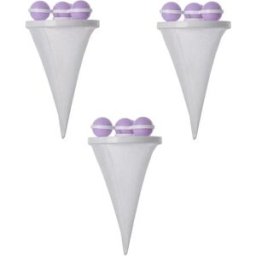 INF Sac filtre anti-peluches Gyro pour machine à laver (lot de 3) - Filtre flottant PP+polyester Violet