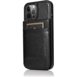 INF Étui à rabat en cuir avec porte-cartes pour iPhone 16 Pro Max