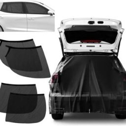 INF Moustiquaires de voiture pour hayon, ensemble de 5 pièces - Protection anti-insectes et intimité L