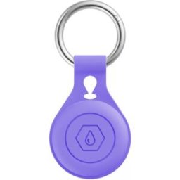 INF Étui de protection en silicone pour Apple AirTag Violet foncé