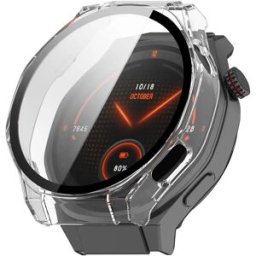 INF Protection d'écran intégrale compatible avec Honor Watch 5 Ultra - PC & Verre Trempé Transparent