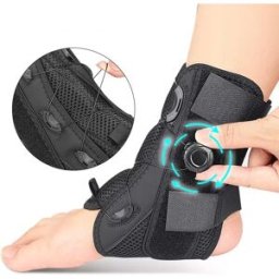 INF Chevillère réglable à molette rotative à droite – Support de compression avec plaque en aluminium et câble en acier S