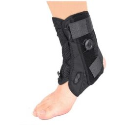 INF Chevillère réglable à molette rotative à droite – Support de compression avec plaque en aluminium et câble en acier L