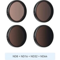 INF Kit de filtres ND8+16+32+64 pour caméra d'action compatible avec DJI Action 5 Pro/4/3