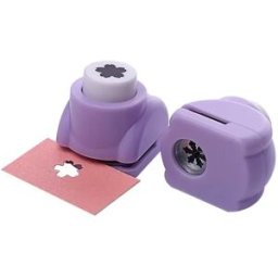 INF Ensemble 11 pièces de perforatrices papier violettes - formes assorties, lames métalliques 1cm pour scrapbooking et cartes