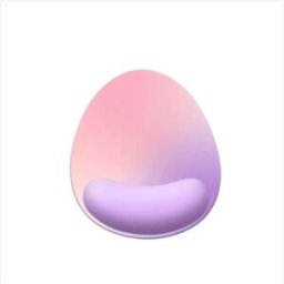INF Tapis de souris ergonomique en silicone multicolore avec repose-poignet en Lycra - Antidérapant et support pour clavier