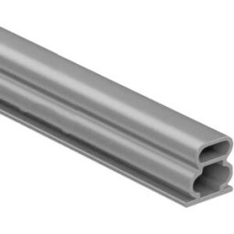 INF Lot de 2 joint d'étanchéité I-beam en mousse EPDM - Auto-adhésif à dos acrylique, insonorisant et étanche pour portes et Gris