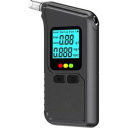 INF Testeur d'alcool portable - Éthylotest numérique avec écran LCD et détection active de l'haleine