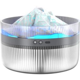 INF Humidificateur d'arômes Volcano - Nano-brume, Réservoir grande capacité Top-Fill, Modes de brumisation doubles et Veilleuse Blanc