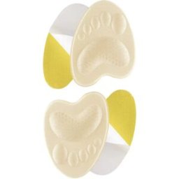 INF 2 paires de semelles avant-pied - inserts moitié auto-adhésifs en mousse antidérapants pour talons, mocassins et baskets Beige