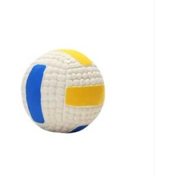 INF Petit ballon de volley-ball en latex pour chien - Jouet à mâcher interactif et sonore