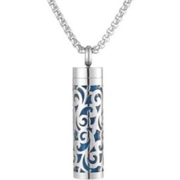 INF Collier médaillon avec diffuseur d'huiles essentielles CK-CG2