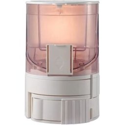 INF Distributeur automatique d'eau et de nourriture 2-en-1 à double bol avec remplissage par siphon, rebord anti-éclaboussures Rouge