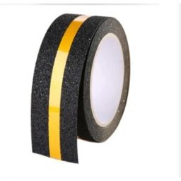 INF Avertisseur de Sécurité pour Escalier - Ruban Antidérapant PET Phosphorescent Réfléchissant, Haute Adhérence Noir 10cmx10cm