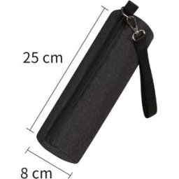 INF Sac isotherme pour canettes, refroidisseur thermique pour bières, boissons Le noir