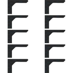 INF Pinces Antidérapantes pour Tapis Maintiennent Vos Tapis en Sécurité - Paquet de 10