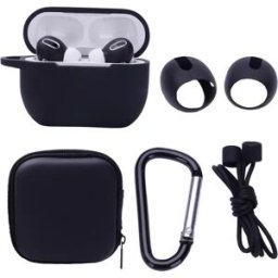 INF Kit de protection pour écouteurs Bluetooth sans fil AirPods Pro Le noir