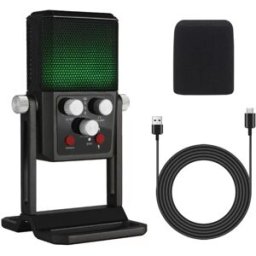 INF Microphone à Condensateur USB : Multi-Directivité, Plug & Play pour Enregistrement, Streaming & Conférence, compatible avec