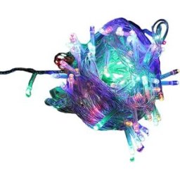 INF Guirlande Lumineuse LED 10M 100 LED avec Connecteur d'extrémité, 8 Modes, Prise EU - Éclairage Décoratif Coloré
