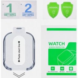 INF Protecteur d'écran en verre trempé ultra-fin pour Apple Watch, paquet de 2 Apple Watch Ultra1