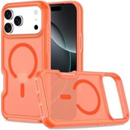 INF Coque Magnétique Douce au Toucher Compatible avec iPhone 17 - Fine, Semi-Transparente, Recharge Sans Fil MagSafe, Antichoc