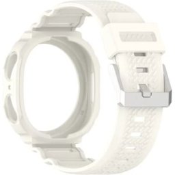 INF Bracelet TPU Intégré Compatible avec Samsung Galaxy Watch 8 - Boucle en Acier Inoxydable 40 mm Lumière des étoiles