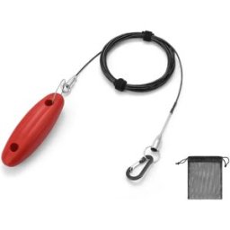 INF Stringer pour leurres extérieur petit - Broche en acier inoxydable 304, câble en acier gainé 3mm, flotteur anti-emmêlement