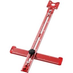 INF Gabarit de coupe circulaire 3-en-1 pour défonceuse 73.00cm avec trois blocs coulissants, angle réglable, alliage d'aluminium