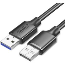 INF Câble USB 3.0 mâle à mâle pour disque dur externe, radiateur et transfert de données 0,5 m