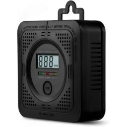 INF Détecteur de Monoxyde de Carbone à Alerte Vocale et Visuelle - Sécurité Optimale Le noir