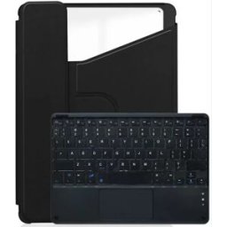 INF Étui clavier Bluetooth rotatif à 360° compatible avec iPad Pro 13 (2024) - Housse détachable en cuir PU